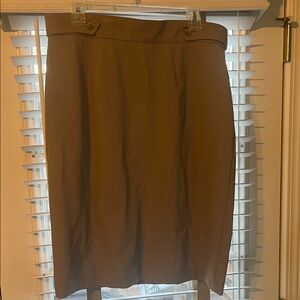 Counterparts Classic Brown Pencil Skirt